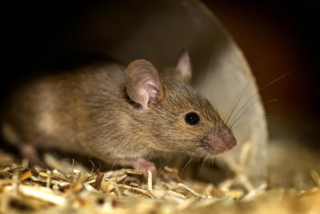 Close-up of a house mouse